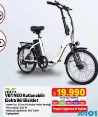 VOLTA VB1NEO KATLANABİLİR ELEKTRİKLİ BİSİKLET